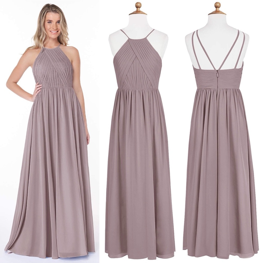 Azazie Leighton Dress in Dusk